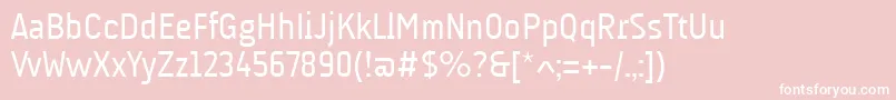 More about AudimatRegular Font AudimatRegular Font – White Fonts on Pink Background