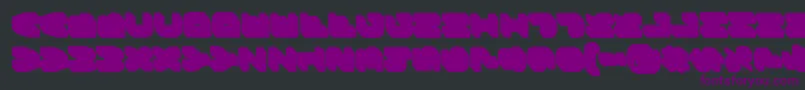 BungeelayersrotatedShade Font – Purple Fonts on Black Background