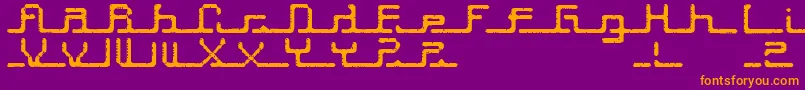 Transcript ffy-fontti – oranssit fontit violetilla taustalla