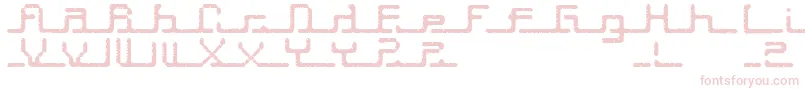 フォントTranscript ffy – 白い背景にピンクのフォント
