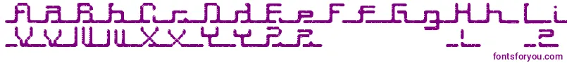 fuente Transcript ffy – Fuentes Moradas Sobre Fondo Blanco
