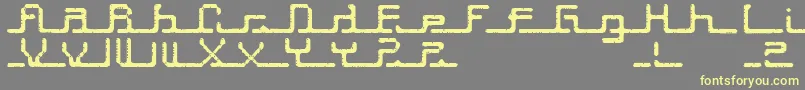 fuente Transcript ffy – Fuentes Amarillas Sobre Fondo Gris