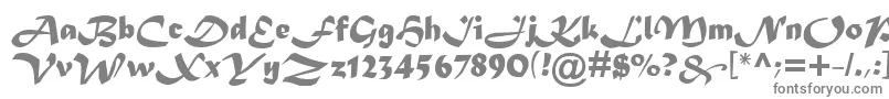 MaturaMtScriptCapitals-fontti – harmaat fontit