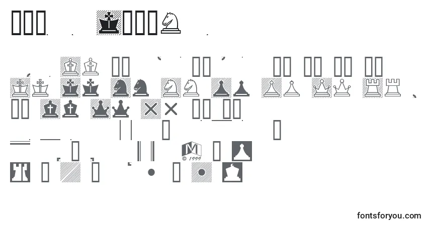 Шрифт ChessLucena – алфавит, цифры, специальные символы