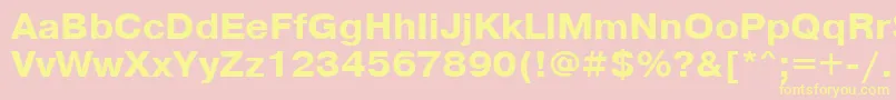 fuente PragmaticacttBold105b – Fuentes Amarillas Sobre Fondo Rosa