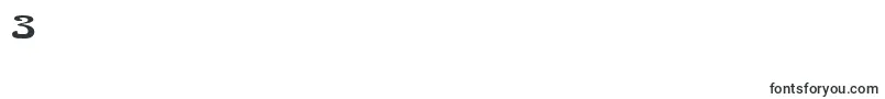 LaliqueBlack Font – Fonts for Digit 3
