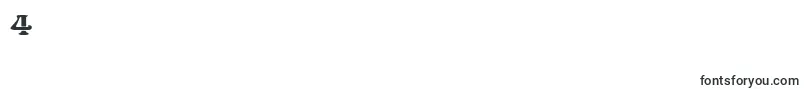LaliqueBlack Font – Fonts for Digit 4
