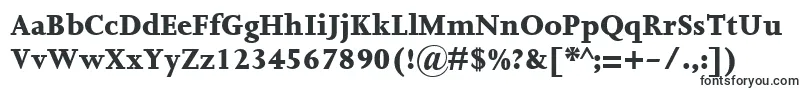 Czcionka JoannaMtExtrabold – czcionki dla nagłówka profilu