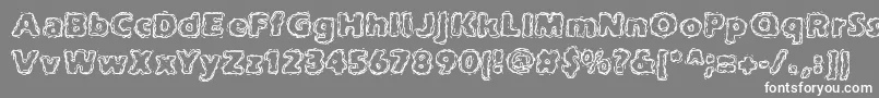 JoltOfCaffeineBrk Font – White Fonts on Gray Background