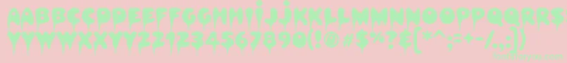 Więcej informacji o czcionce Hapshash Czcionka Hapshash – zielone czcionki na różowym tle