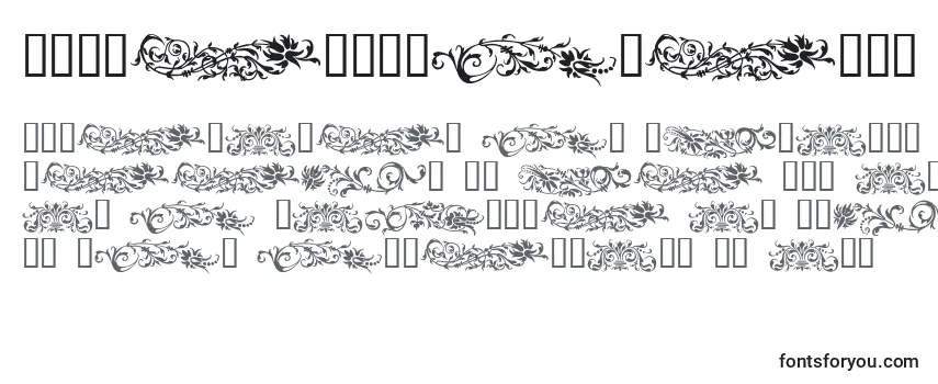 FlowerOrnaments Font