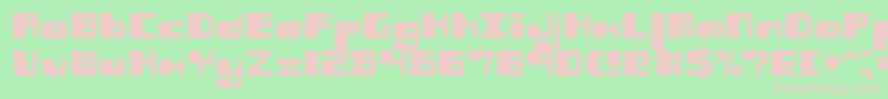 Phorfeir Font – Pink Fonts on Green Background