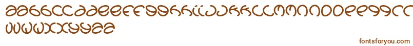 Шрифт Graphicdream – коричневые шрифты на белом фоне