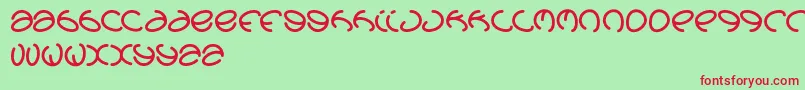 Graphicdream Font – Red Fonts on Green Background