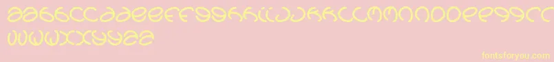 Graphicdream Font – Yellow Fonts on Pink Background