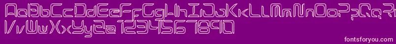 Exynos Font – Pink Fonts on Purple Background