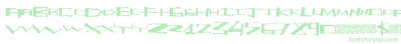 Шрифт Kitehigh – зелёные шрифты