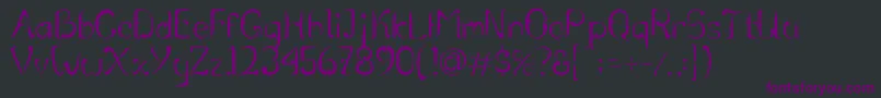fuente RentjongatjehRegular5 – Fuentes Moradas Sobre Fondo Negro