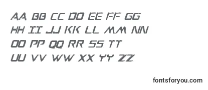 WarEagleCondensedItalic Font