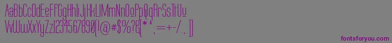 Labtup-Schriftart – Violette Schriften auf grauem Hintergrund