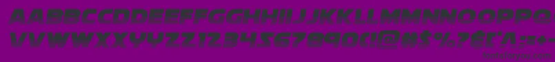 Soloisthalf2 Font – Black Fonts on Purple Background