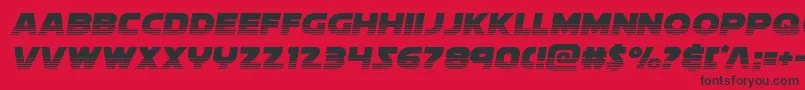 Soloisthalf2 Font – Black Fonts on Red Background