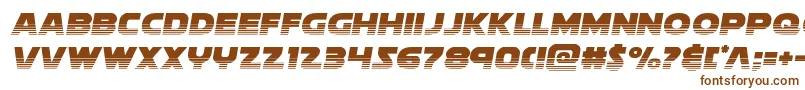 Шрифт Soloisthalf2 – коричневые шрифты на белом фоне