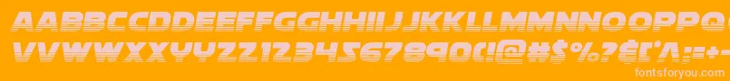 Soloisthalf2 Font – Pink Fonts on Orange Background