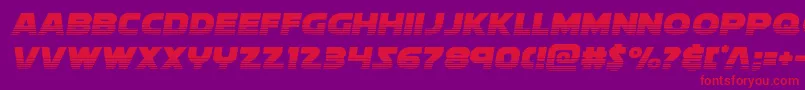 Soloisthalf2 Font – Red Fonts on Purple Background