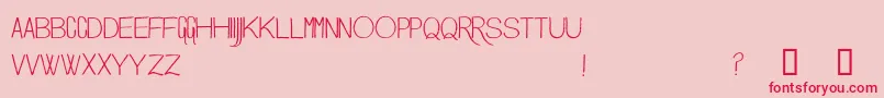 Más sobre la fuente MondayMorning fuente MondayMorning – Fuentes Rojas Sobre Fondo Rosa