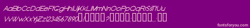 fuente OldRepublicItalic – Fuentes Rosadas Sobre Fondo Morado