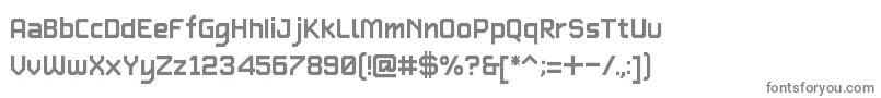 Czcionka TypetwoBeta1.1 – szare czcionki