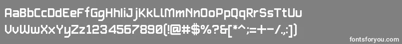 fuente TypetwoBeta1.1 – Fuentes Blancas Sobre Fondo Gris