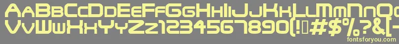 Snfu Font – Yellow Fonts on Gray Background