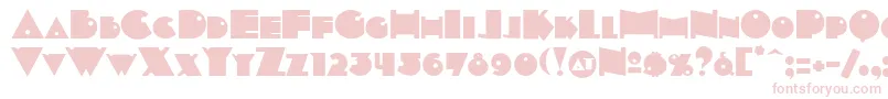 Indepsc Font – Pink Fonts on White Background