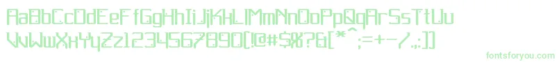 Gemcut Font – Green Fonts on White Background