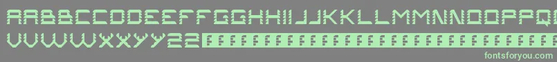 Problems1 Font – Green Fonts on Gray Background