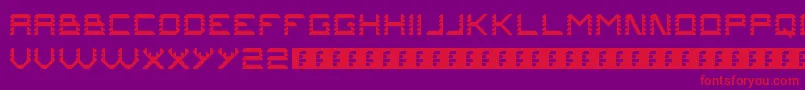 fuente Problems1 – Fuentes Rojas Sobre Fondo Morado