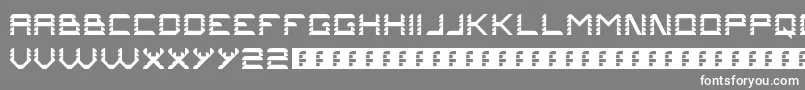 フォントProblems1 – 灰色の背景に白い文字