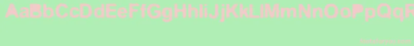 Kreo Font – Pink Fonts on Green Background