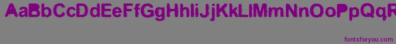 Kreo Font – Purple Fonts on Gray Background