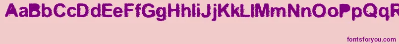 Kreo Font – Purple Fonts on Pink Background