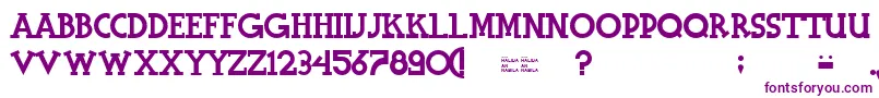 HalidiansBlockserif Font – Purple Fonts