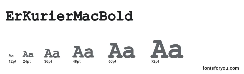 ErKurierMacBold Font Sizes