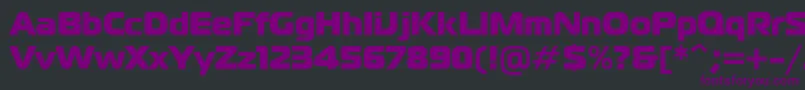 UltraVertex19Roman Font – Purple Fonts on Black Background