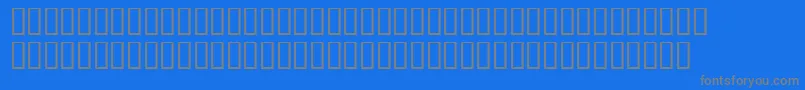 Casstaylorsh Font – Gray Fonts on Blue Background