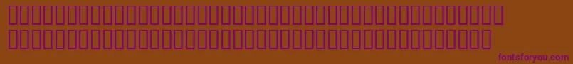 Casstaylorsh Font – Purple Fonts on Brown Background