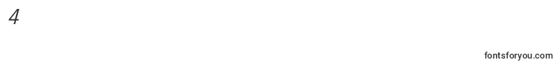 NewsGothicItalic-fontti – Fontit numero 4