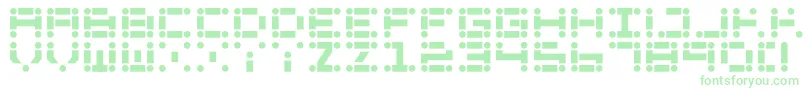 Llode-Schriftart – Grüne Schriften