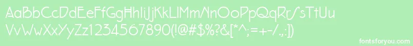 Eaglefeatherformalregular Font – White Fonts on Green Background